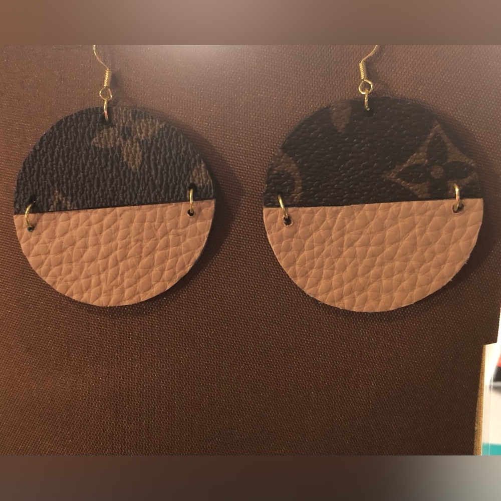 Handmade Monogram Earrings